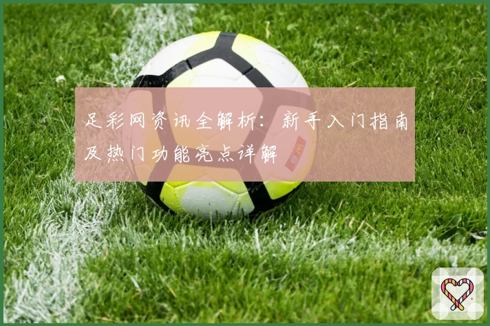 足彩网资讯全解析：新手入门指南及热门功能亮点详解